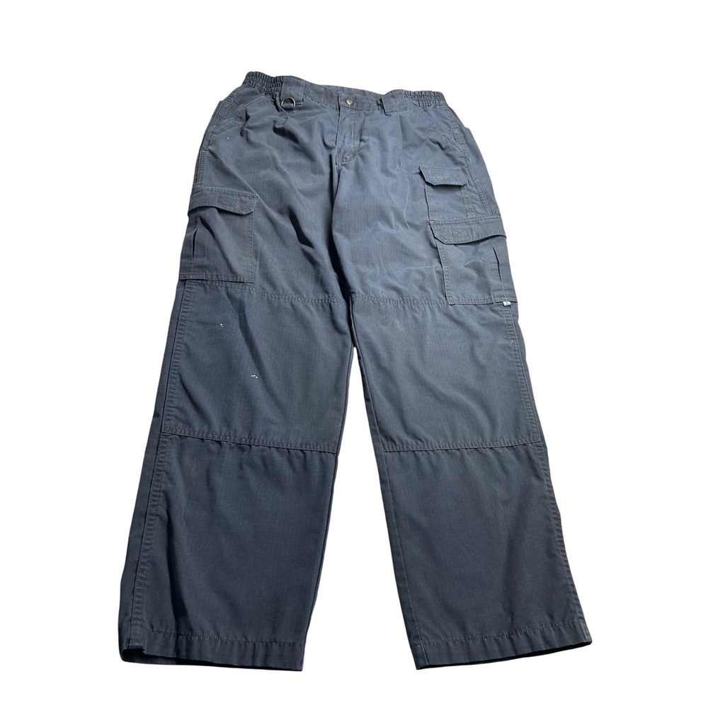 Propper Mens Ripstop Tactical Cargo Pants 34x30 Navy Blue Utility Work Trousers